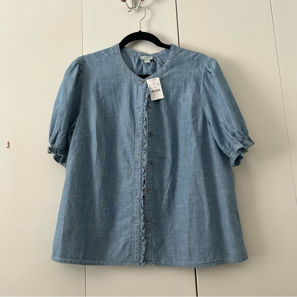 J. Crew Blue Button Down Shirt